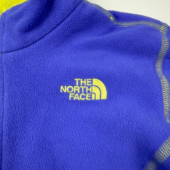 The North Face Purple Glacier 1/4 Zip Fleece - Picture 4 of 6